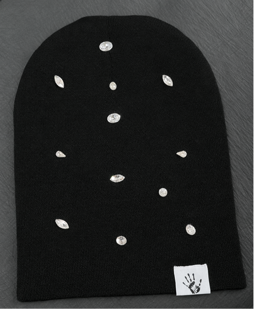 HALO RHINESTONE BEANIES