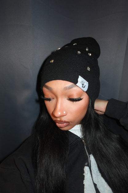 HALO RHINESTONE BEANIES